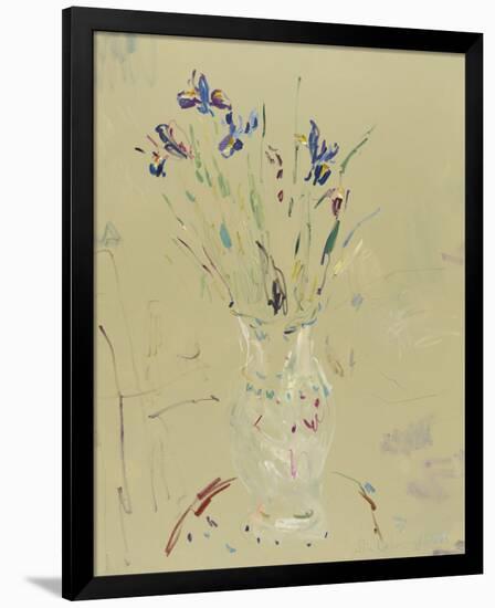 Irises in an Old Vase-Lilia Orlova Holmes-Framed Giclee Print