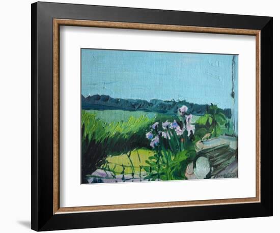 Irises in the Garden-Brenda Brin Booker-Framed Giclee Print