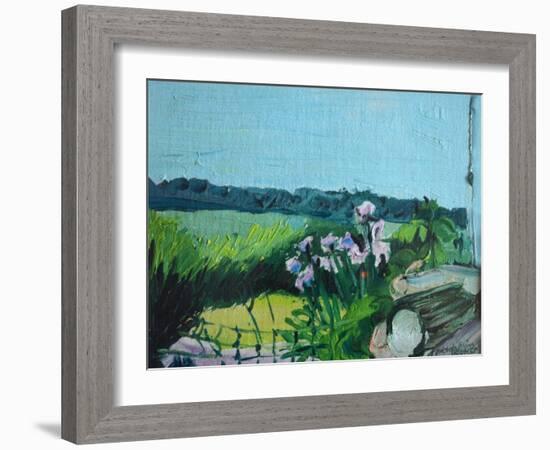 Irises in the Garden-Brenda Brin Booker-Framed Giclee Print