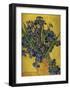 Irises in Vase-Vincent van Gogh-Framed Art Print