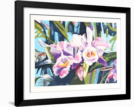 Irises-Linda Bastian-Framed Limited Edition