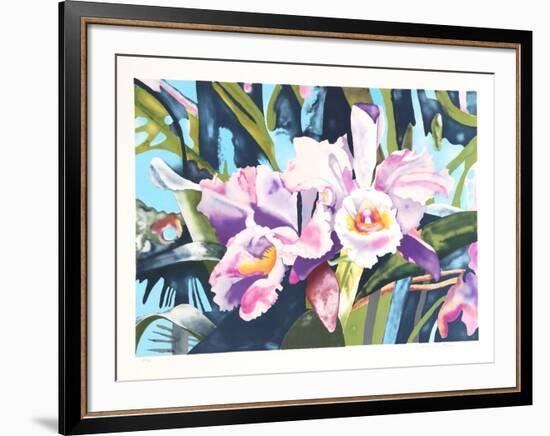 Irises-Linda Bastian-Framed Limited Edition