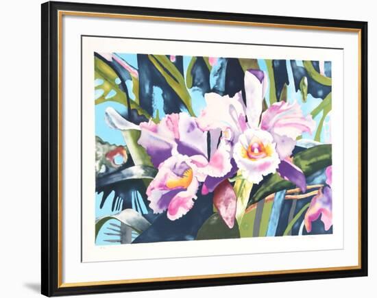 Irises-Linda Bastian-Framed Limited Edition