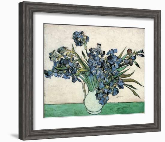 Irises-Vincent van Gogh-Framed Giclee Print