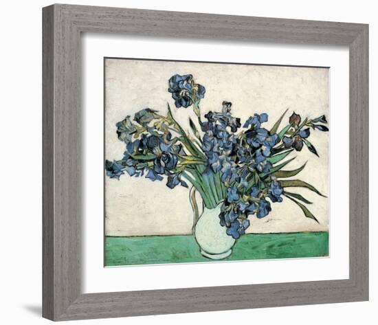 Irises-Vincent van Gogh-Framed Giclee Print