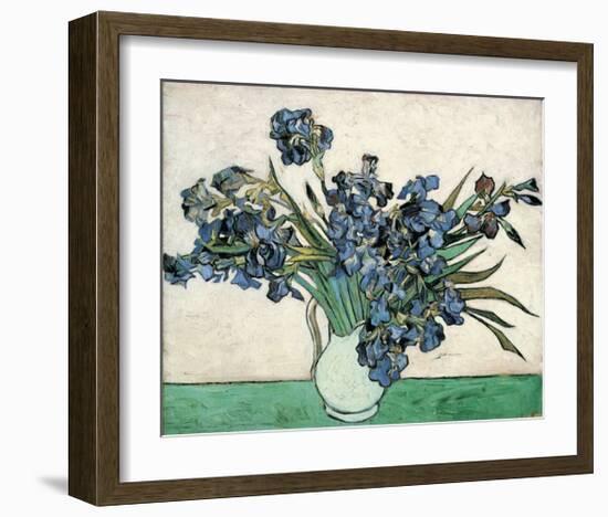 Irises-Vincent van Gogh-Framed Giclee Print