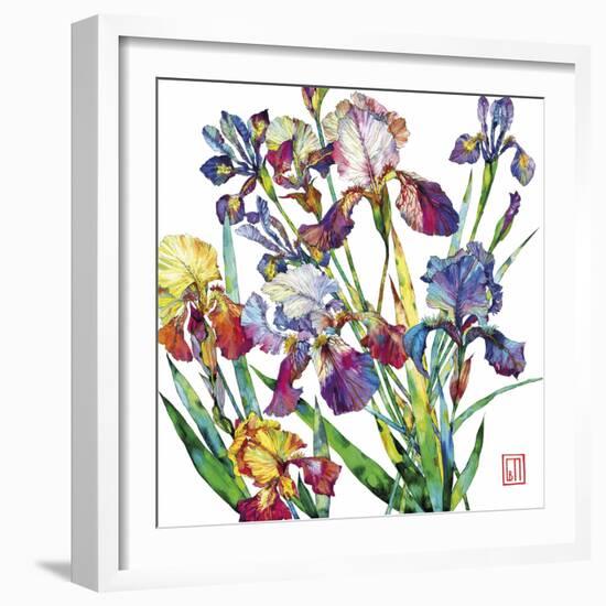 Irises-Sofia Perina-Miller-Framed Giclee Print