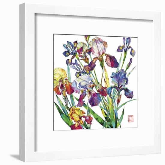 Irises-Sofia Perina-Miller-Framed Giclee Print