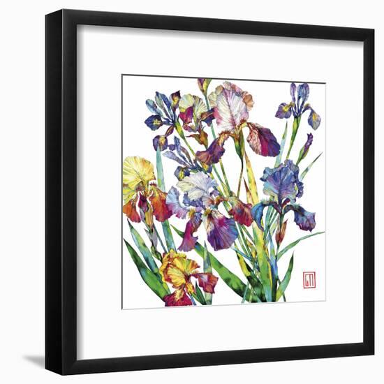 Irises-Sofia Perina-Miller-Framed Giclee Print