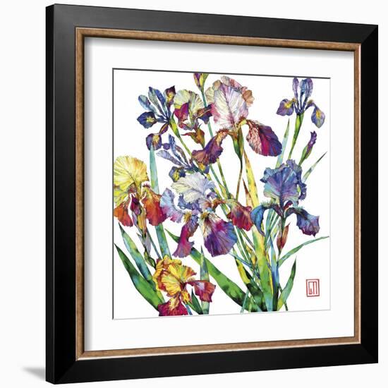 Irises-Sofia Perina-Miller-Framed Giclee Print