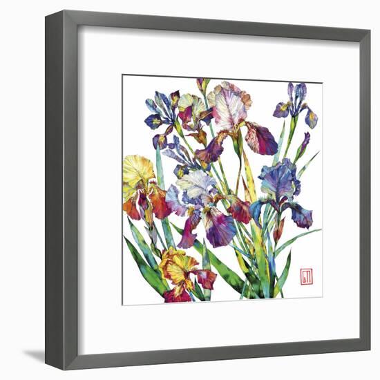 Irises-Sofia Perina-Miller-Framed Giclee Print