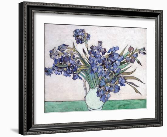 Irises-Vincent van Gogh-Framed Giclee Print