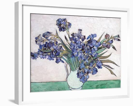 Irises-Vincent van Gogh-Framed Giclee Print