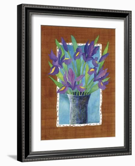 Irises-Fiona Stokes-Gilbert-Framed Giclee Print