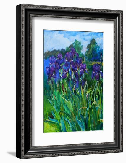 Irises-Andrii Kutsachenko-Framed Photographic Print