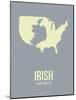 Irish America Poster 1-NaxArt-Mounted Art Print