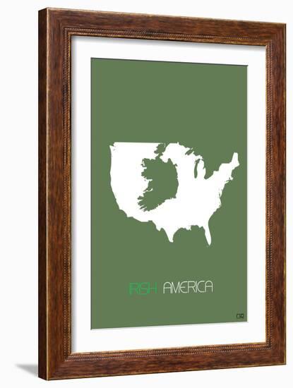 Irish America Poster-NaxArt-Framed Art Print