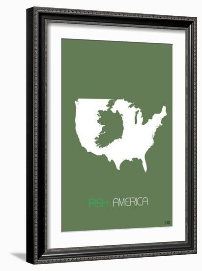 Irish America Poster-NaxArt-Framed Art Print