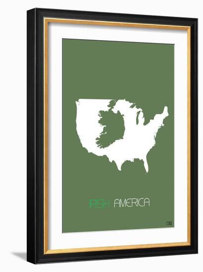 Irish America Poster-NaxArt-Framed Art Print