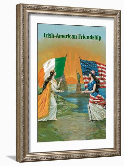 Irish American Friendship-null-Framed Art Print