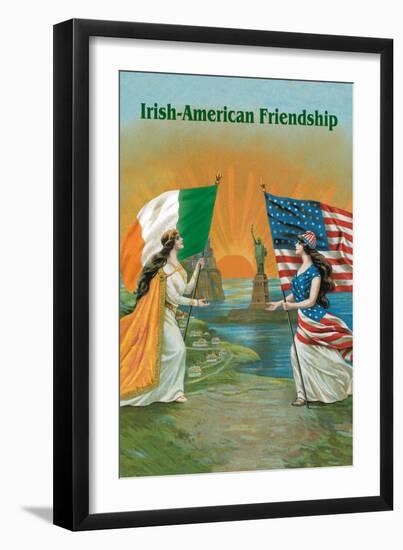 Irish American Friendship-null-Framed Art Print