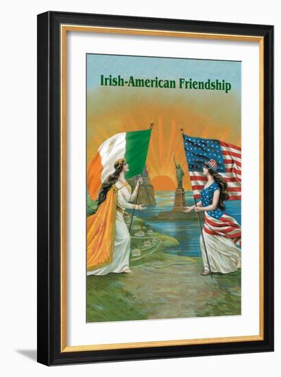 Irish American Friendship-null-Framed Art Print