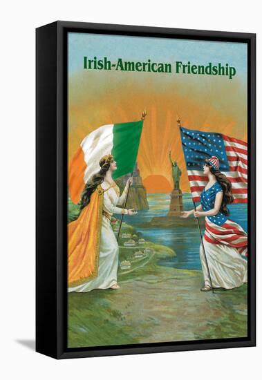 Irish American Friendship-null-Framed Stretched Canvas