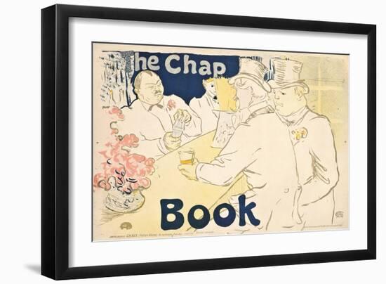 Irish and American Bar, Rue Royale- Poster for 'The Chap Book', 1895 (Colour Lithograph)-Henri de Toulouse-Lautrec-Framed Giclee Print