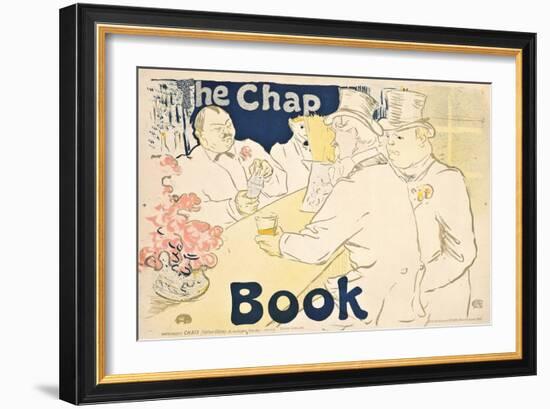 Irish and American Bar, Rue Royale- Poster for 'The Chap Book', 1895 (Colour Lithograph)-Henri de Toulouse-Lautrec-Framed Giclee Print