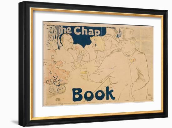 Irish and American Bar, Rue Royale; Poster for 'The Chap Book', 1895-Henri de Toulouse-Lautrec-Framed Giclee Print