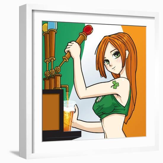 Irish Barmaid-Harry Briggs-Framed Giclee Print