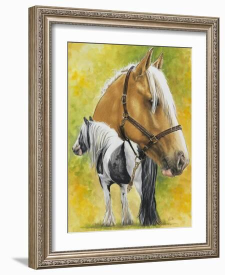 Irish Cob-Barbara Keith-Framed Giclee Print