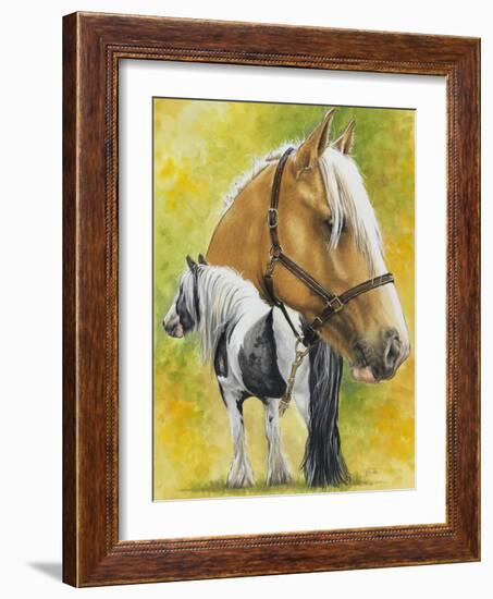 Irish Cob-Barbara Keith-Framed Giclee Print