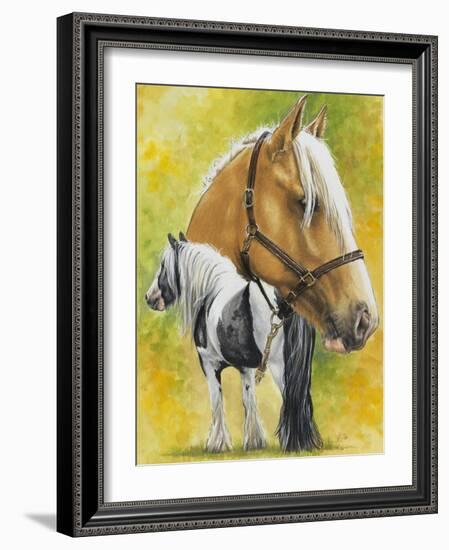 Irish Cob-Barbara Keith-Framed Giclee Print