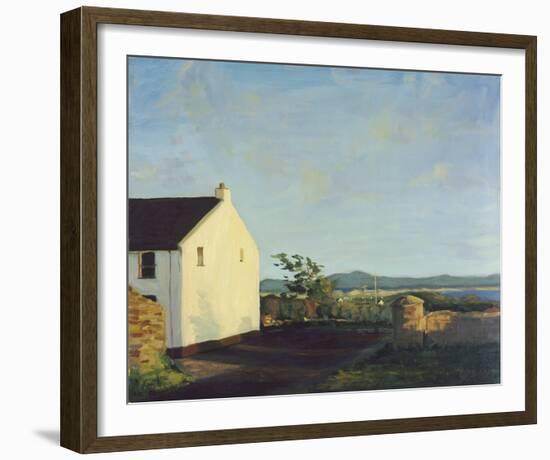 Irish Cottage Lane-Hugh O'neill-Framed Giclee Print