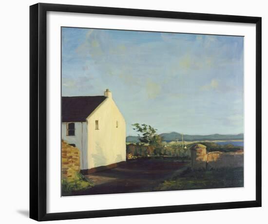 Irish Cottage Lane-Hugh O'neill-Framed Giclee Print