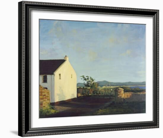 Irish Cottage Lane-Hugh O'neill-Framed Giclee Print