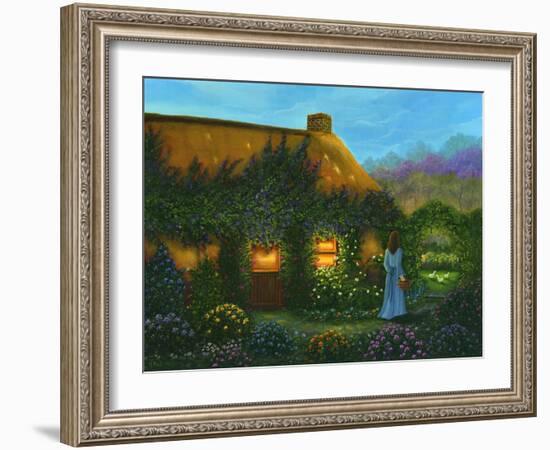 Irish Cottage-Bonnie B. Cook-Framed Giclee Print