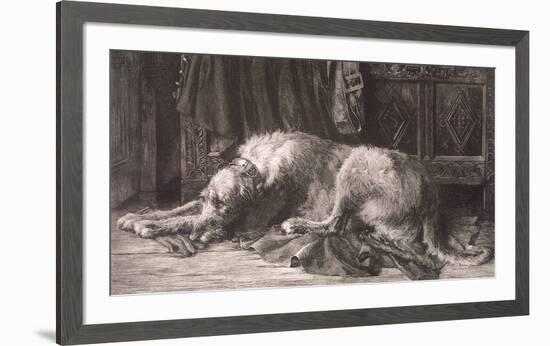 Irish Deerhound-Herbert Dicksee-Framed Premium Giclee Print