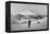 Irish Explorer Ernest Shackleton at the Cape Royds Base Camp, Antarctica, 1908-null-Framed Premier Image Canvas