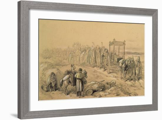 Irish Funeral-John Doyle-Framed Giclee Print