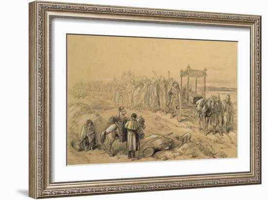 Irish Funeral-John Doyle-Framed Giclee Print