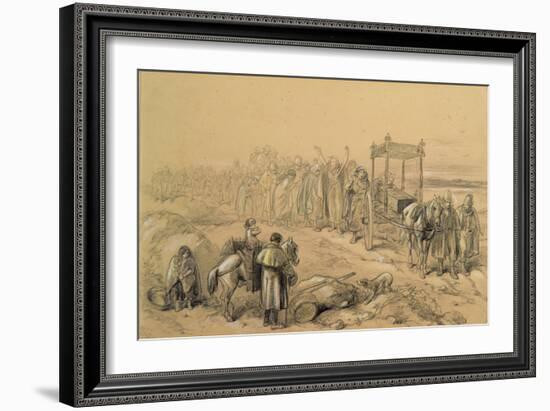 Irish Funeral-John Doyle-Framed Giclee Print