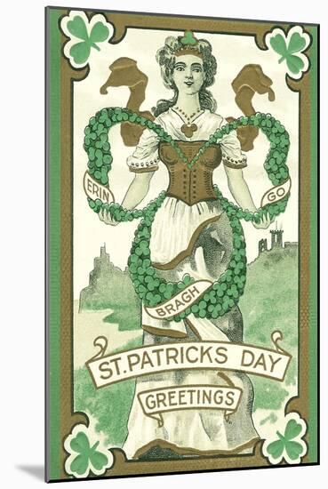 Irish Lass, Erin Go Bragh-null-Mounted Art Print