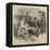 Irish Life, Arguing the Point-Charles Green-Framed Premier Image Canvas