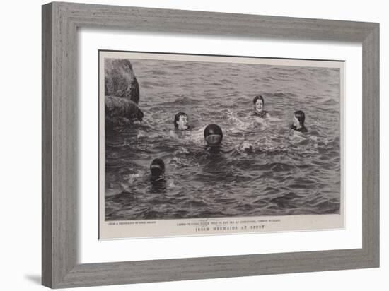 Irish Mermaids at Sport-null-Framed Giclee Print