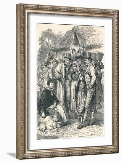 Irish Peasants, 1896-null-Framed Giclee Print