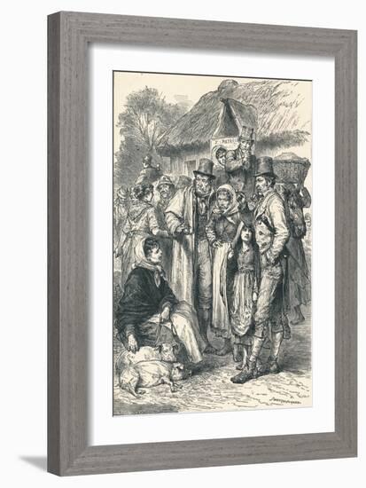 Irish Peasants, 1896-null-Framed Giclee Print