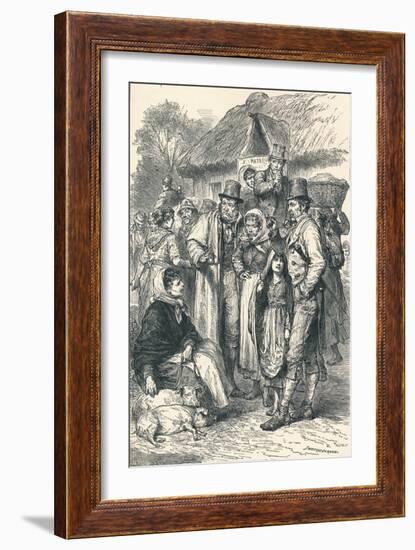 Irish Peasants, 1896-null-Framed Giclee Print