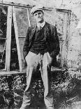James Joyce in the Garden of His Friend Constantine Curran in Dublin, 1904-Irish Photographer-Giclee Print